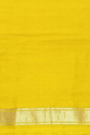 Yellow Kadhwa Buta Pure Katan Silk Ektara Banarasi