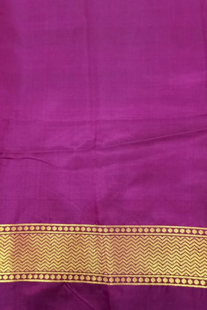 Handwoven Blue Pure Katan Patola Silk Banarasi