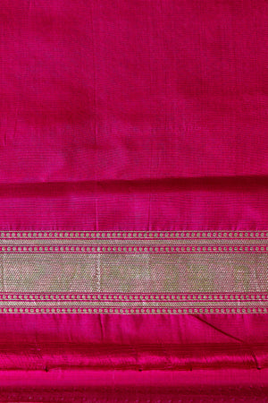 Handwoven Pink Pure Katan Patola Silk Banarasi