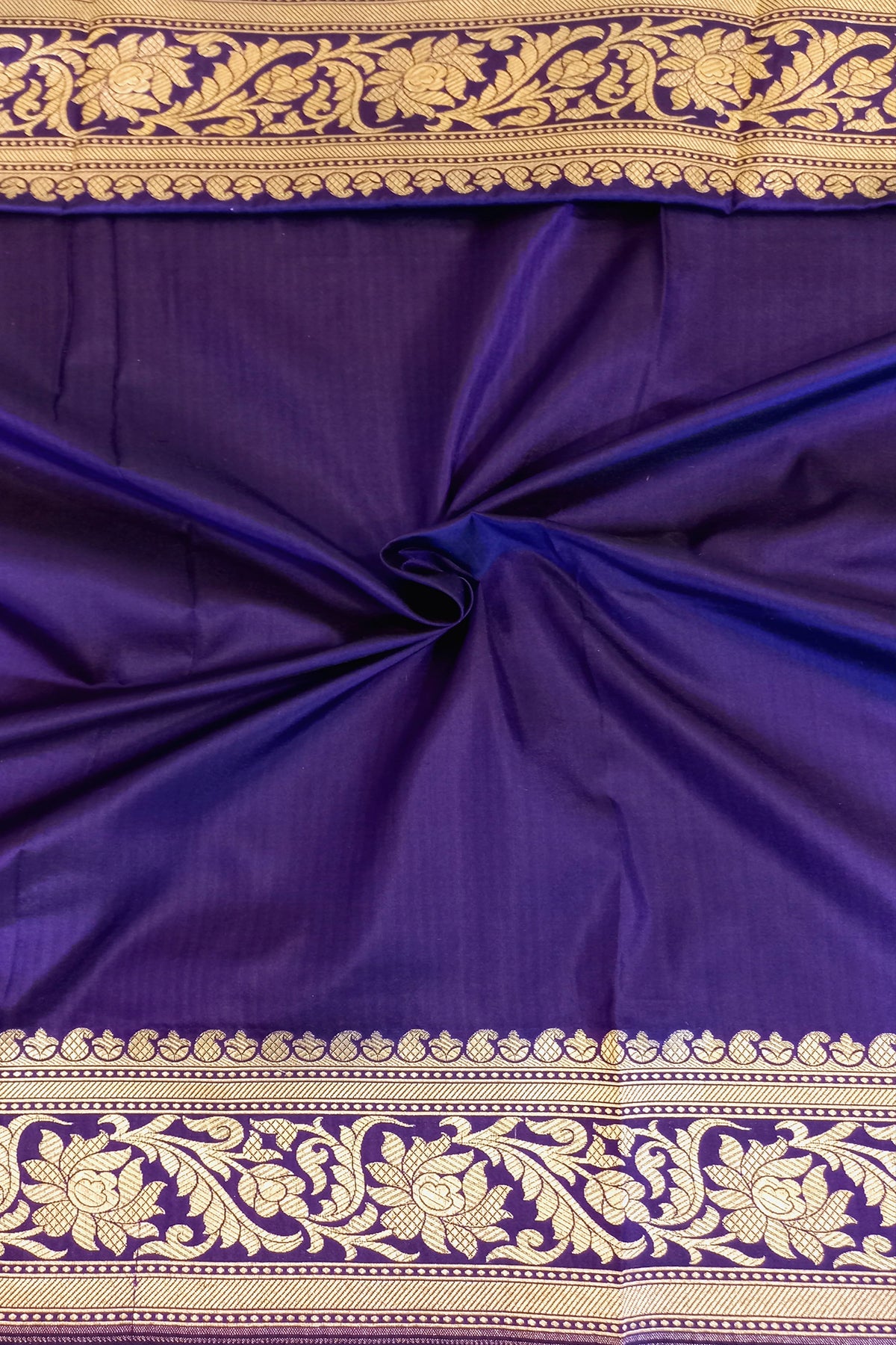 Purple Sona Rupa Zari Meenakari Pure Katan Banarasi