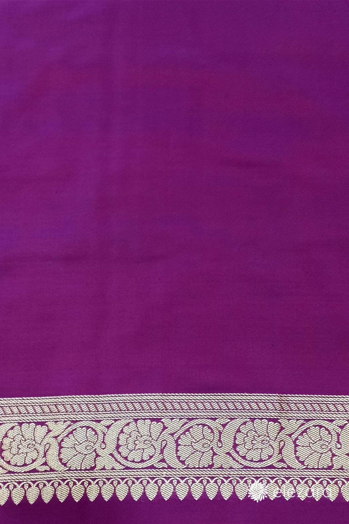 Wine Dual tone Kadhwa Buta Konia Pallu Pure Katan Silk Ektara Banarasi
