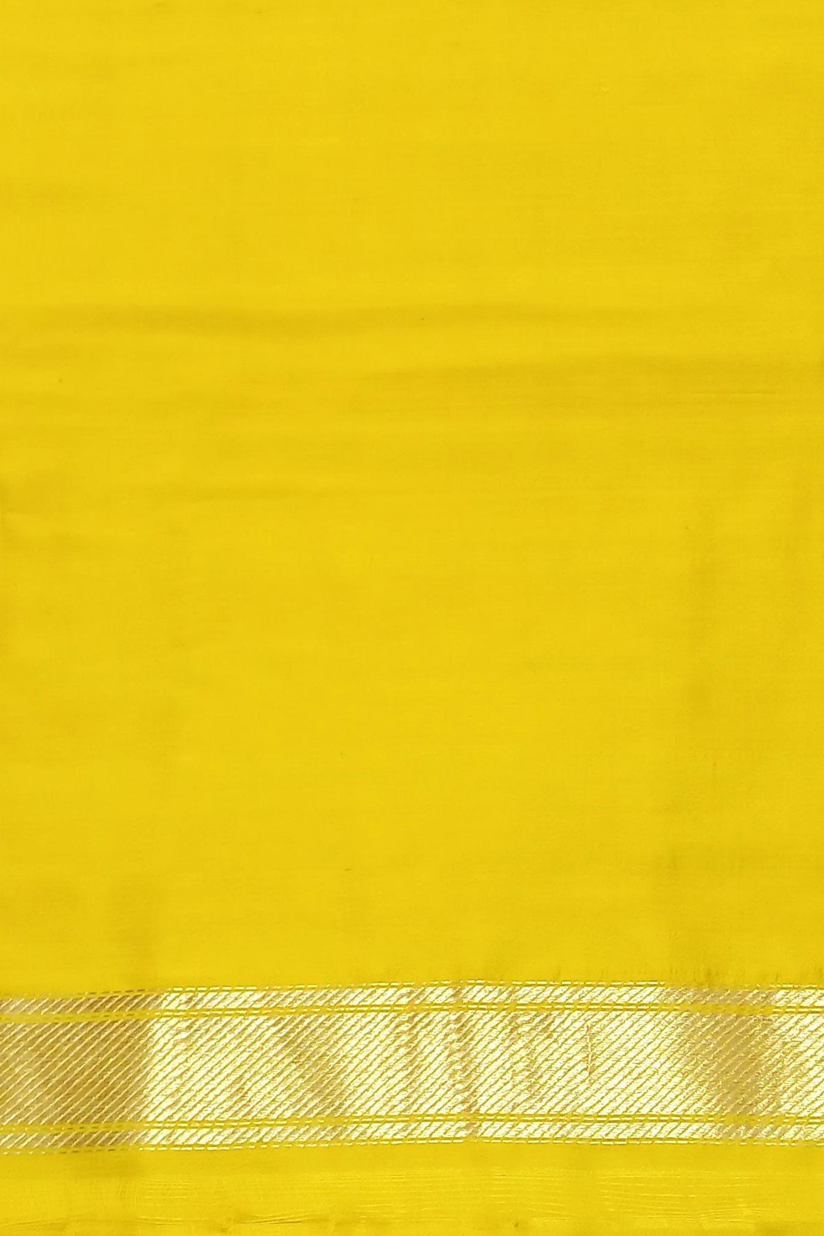 Yellow Kadhwa Buta Pure Katan Silk Ektara Banarasi