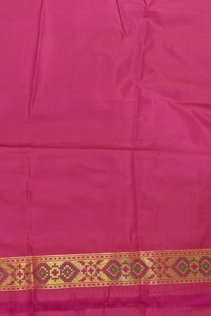 Handwoven Light Pink Pure Katan Patola Silk Banarasi