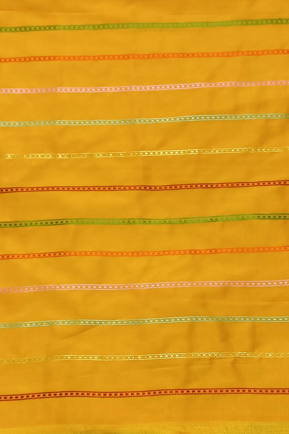 Pink handwoven brocaded kim khab Meenakari Pure Katan Silk Banarasi