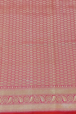 Pink Orange Dual Tone Sona Rupa zari with Meenakari Pure Katan Silk Banarasi